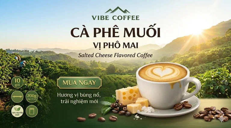 Không gian cà phê Vibe Coffee
